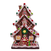 Kurt Adler 13-Inch Gingerbread Cookie 3-Layered LED House