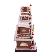 Kurt Adler 13-Inch Gingerbread Cookie 3-Layered LED House