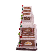 Kurt Adler 13-Inch Gingerbread Cookie 3-Layered LED House