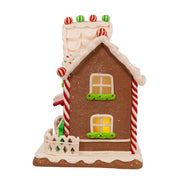 Kurt Adler 9-Inch Battery-Operated Light Up Two Floor Gingerbread House