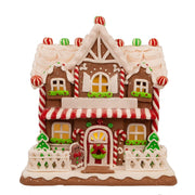 Kurt Adler 9-Inch Battery-Operated Light Up Two Floor Gingerbread House