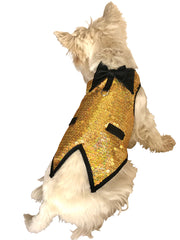 The Gentleman's Doggie Tuxedo, Gold Krugerrand Sequins