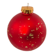 Kurt Adler 65mm 12 Days of Christmas Decorative Glass Balls, 12 Piece Set