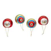 Kurt Adler 75MM Early Years Glass Ornaments, 4 Piece Set