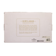 Kurt Adler 80MM Glass Purple and Blue Peacock Ball Ornaments, beautifully packaged in a 6-piece box