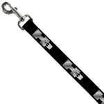 Dog Leash - H3 Black/Silver Logo REPEAT
