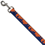 Dog Leash - Denver Solid Skyline Orange/Navy