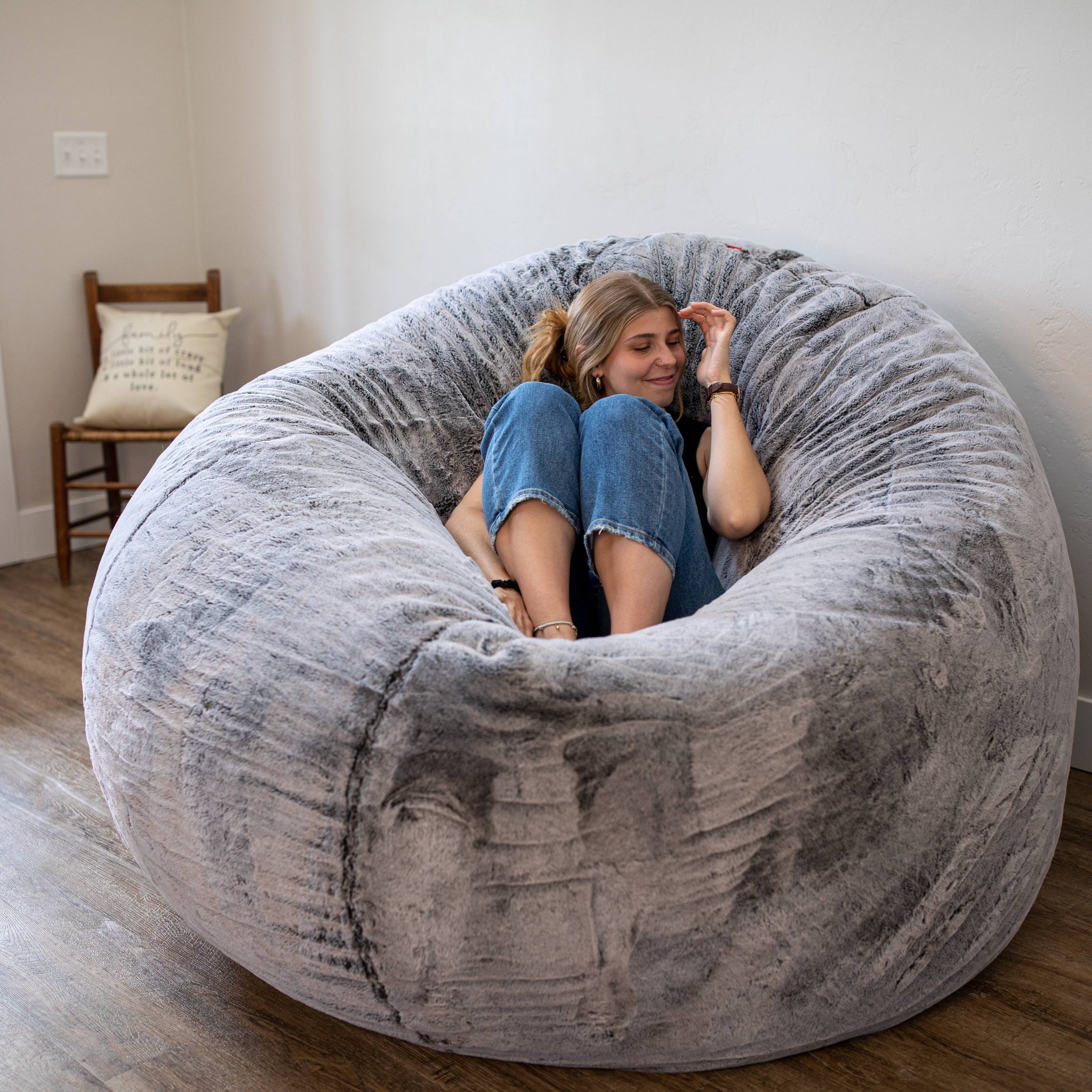 Giant Bean Bag Chair - Chinchilla