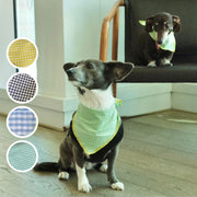 Gingham Bandana and Scrunchie Set 