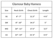 Glamour Baby Dog Harness-Snow White 