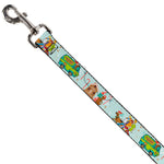 Dog Leash - Scooby Doo Holiday Scenes and Icons Baby Blue