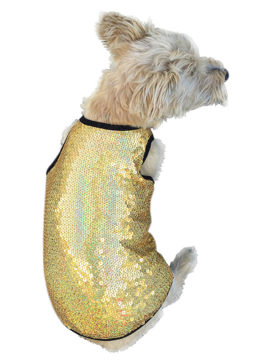 Gold Stardust Tank Top