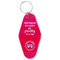 Load image into Gallery viewer, Red Granddog Motel Keychain
