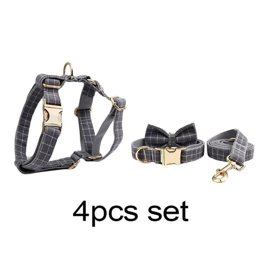 Gray Plaid Set