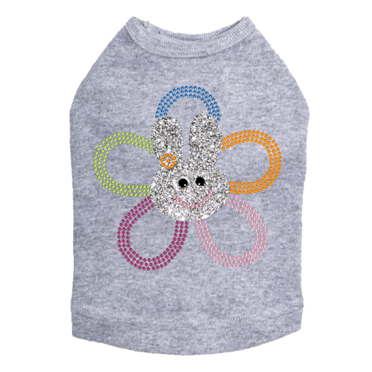 Flower Bunny - Dog Tank alternate view