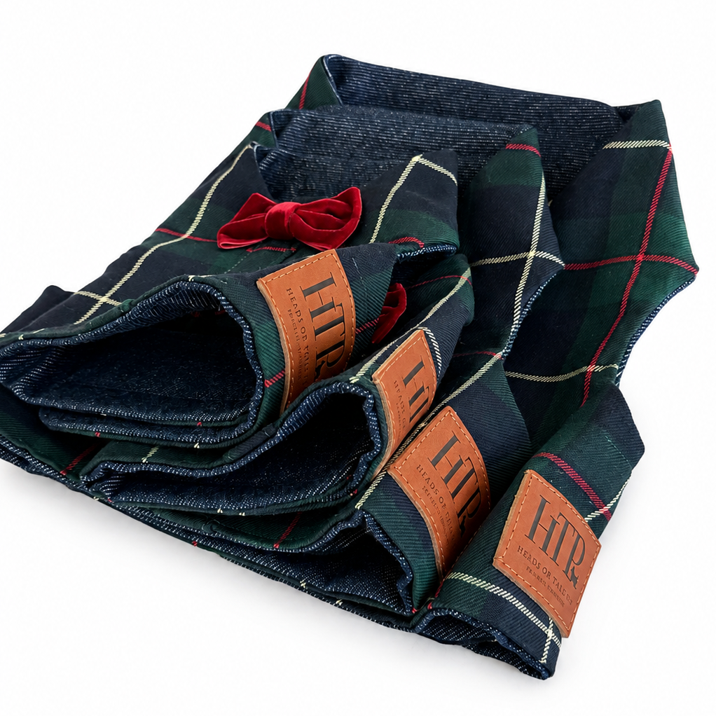 Green Plaid Harness