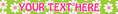 Load image into Gallery viewer, Personalized green dog collar with a daisy pattern, featuring customizable text for pet identification.
