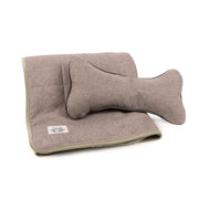 GreenDog Bone Pillow- Luxe Neutral