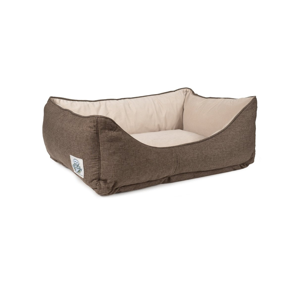 GreenDog Kuddler- Luxe Neutral - Bolster Dog Bed