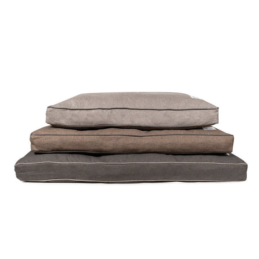 GreenDog Napper- Luxe Neutral - Dog Bed - Light Gray - Medium