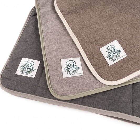 GreenDog Crate Blanket- Luxe Netural - Light Gray - S/M