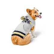 Grey Snowflake Pom Pom Hoodie