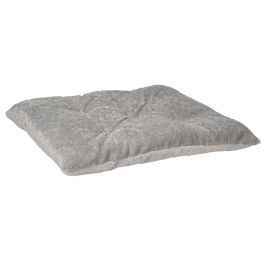 Bowsers Grey Goose Tufted Dog Crate Cushion - Washable Crate and Lounge Comfort