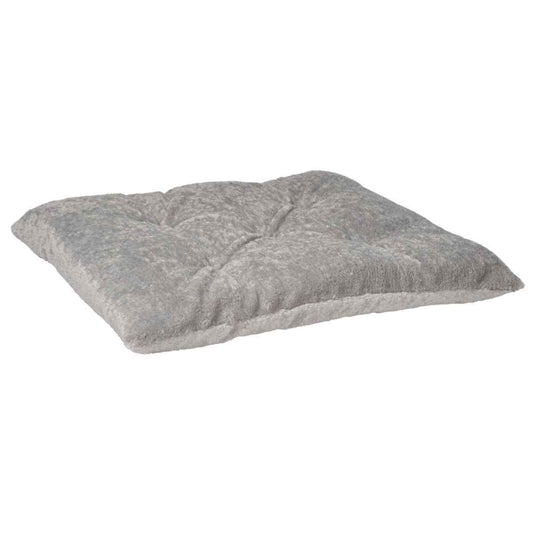 Bowsers Grey Goose Tufted Dog Crate Cushion - Washable Crate and Lounge Comfort
