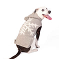 Load image into Gallery viewer, Alpaca Grey Snowflake Dog Sweater
