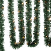 Kurt Adler 18-Inch Pre-lit Warm White Incandescent Green Garland