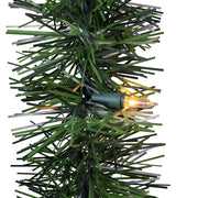 Kurt Adler 18-Inch Pre-lit Warm White Incandescent Green Garland