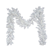 Kurt Adler 9-Foot Unlit Jackson White Pine Garland
