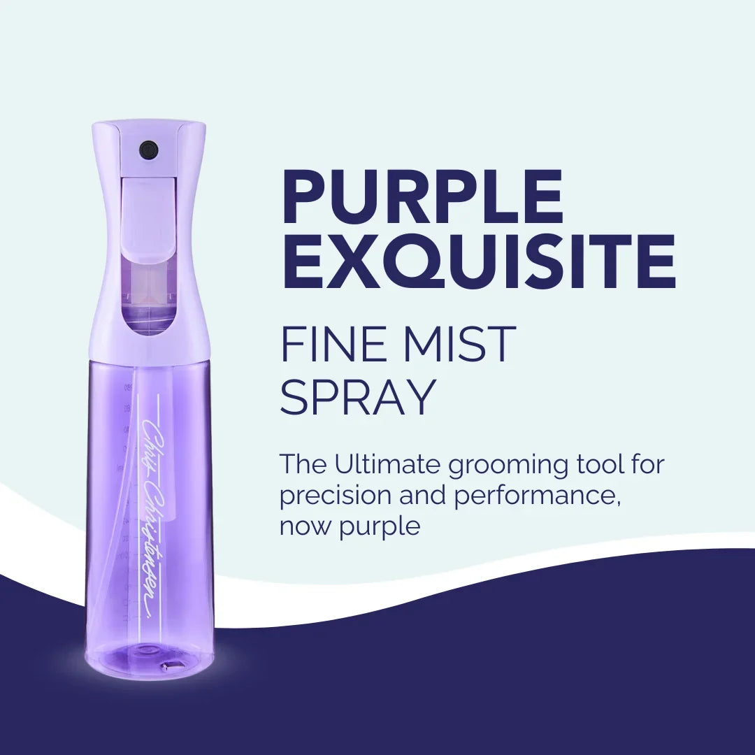 Dog Exquisite Fine Mist Spray Purple Bottle by Chis Christensen