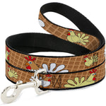 Dog Leash - Waffle/Chicken Poses