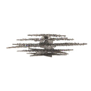Kurt Adler 13-Inch Plastic Silver Glittered Snowflake Tree Topper