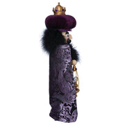 Kurt Adler 18-Inch Hollywood Purple King Nutcracker