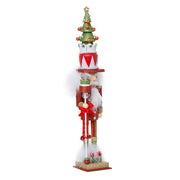 Kurt Adler 15-Inch Hollywood Red and Green Tree Hat Nutcracker