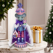 Kurt Adler 15-Inch Hollywood Sugar Plum Mouse King Nutcracker