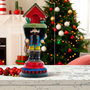 Kurt Adler 14-Inch Hollywood Dog House Hat Nutcracker