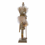 Kurt Adler 16-Inch Hollywood Platinum and Gold Glitter King Nutcracker