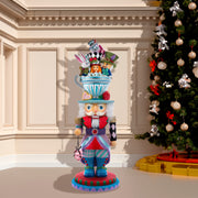 Kurt Adler 24-Inch Alice Teacup Party Hat Nutcracker
