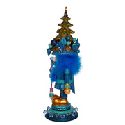 Kurt Adler 18-Inch Hollywood Blue with Tree Nutcracker