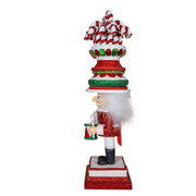 Kurt Adler 16-Inch Hollywood Nutcrackers Candy Cane Hat with Drum Nutcracker