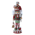 Kurt Adler 18-Inch Hollywood Nutcrackers Gingerbread Soldier with Cupcake Body Nutcracker