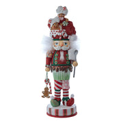 Kurt Adler 18-Inch Hollywood Nutcrackers Gingerbread Soldier with Cupcake Body Nutcracker