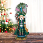 Kurt Adler 18-Inch Hollywood Nutcrackers Wizard With Dragon Nutcracker