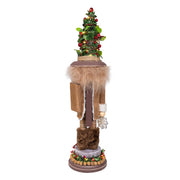 Kurt Adler 19-Inch Hollywood Nutcrackers Battery Operated LED Birch Berries Nutcracker