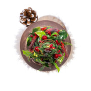 Kurt Adler 19-Inch Hollywood Nutcrackers Battery Operated LED Birch Berries Nutcracker