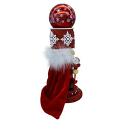 Kurt Adler 14.5-Inch Hollywood Nutcrackers Musical Red Soldier With Water Globe Nutcracker