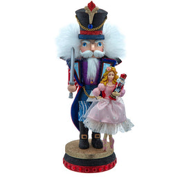 Kurt Adler 15-Inch Hollywood Nutcrackers Prince with Clara Nutcracker